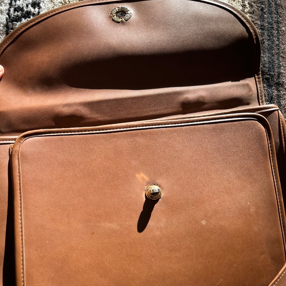 Vintage coach leather briefcase made in USA - Picture 4 of 8